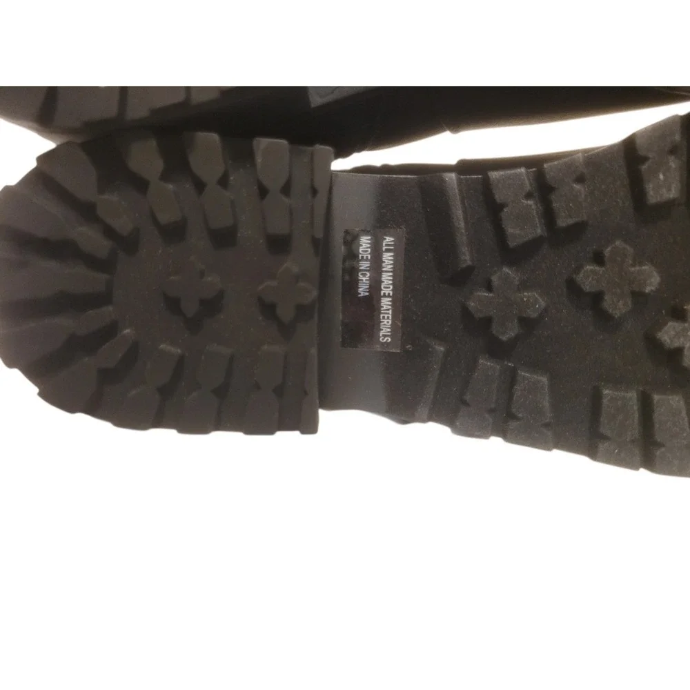 Cute Dolce Vita girls size 5 Rollins black lace up‎ combat style boots NWOB